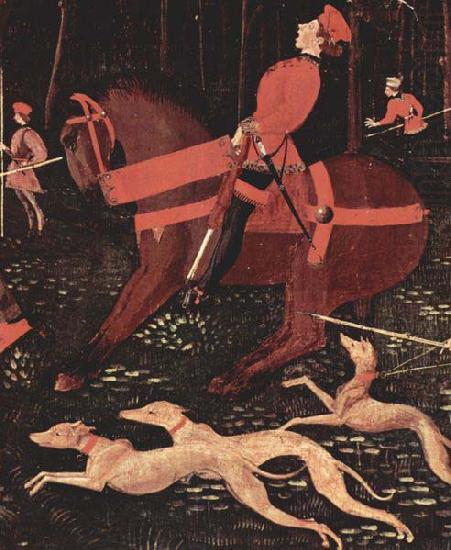 paolo uccello Portion of Paolo Uccello The Hunt china oil painting image